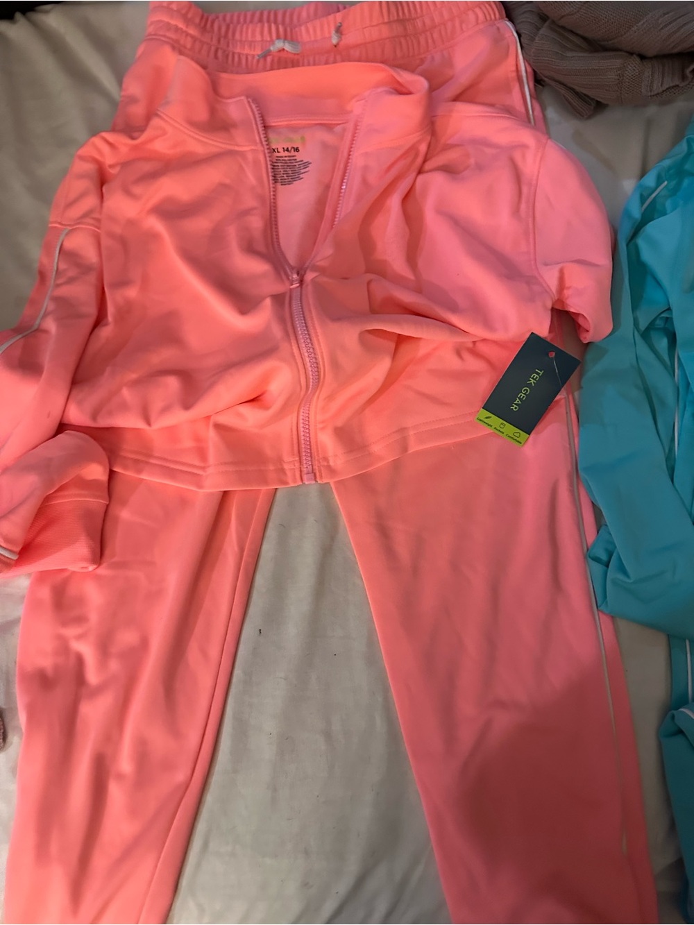 Kohl's Pink Coral Tracksuit Set 3 pieces